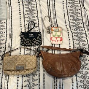 Coach wristlets and small bags